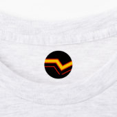 SlipperyJoe's rubber trotsky-vlag pijlen chevrons  Labels (Aangebracht)