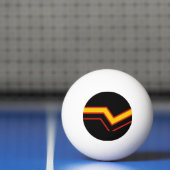 SlipperyJoe's rubber trotsky vlag pijlen chevrons  Pingpongbal (Net)