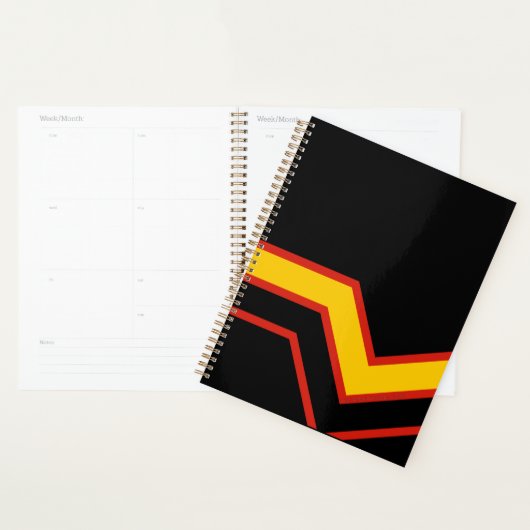 SlipperyJoe's rubber trotsky vlag pijlen chevrons Planner (Display)