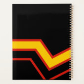 SlipperyJoe's rubber trotsky vlag pijlen chevrons Planner (Achterkant)