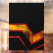 SlipperyJoe's rubber trotsky vlag pijlen chevrons Raamsticker (Vel 2)
