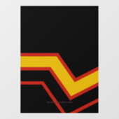 SlipperyJoe's rubber trotsky vlag pijlen chevrons Raamsticker (Vel)