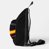 SlipperyJoe's rubber trotsky-vlag pijlen chevrons  Sling Bag (Rechts)