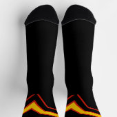 SlipperyJoe's rubber trotsky vlag pijlen chevrons Sokken (Top)