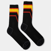 SlipperyJoe's rubber trotsky vlag pijlen chevrons Sokken (Rechts)