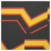 SlipperyJoe's rubber trotsky vlag pijlen chevrons Stof (Swatch)