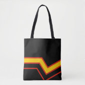 SlipperyJoe's rubber trotsky vlag pijlen chevrons Tote Bag (Voorkant)