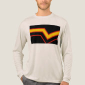 SlipperyJoe's rubber trotsky vlag pijlen chevrons  Tri-Blend Shirt (Voorkant volledig)