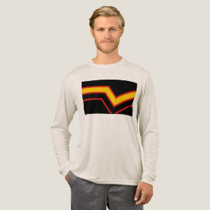 SlipperyJoe's rubber trotsky vlag pijlen chevrons  Tri-Blend Shirt