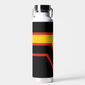 SlipperyJoe's rubber trotsky vlag pijlen chevrons  Waterfles (Voorkant)