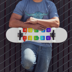 SlipperyJoe's ruwe handel queer pop typografie sla Persoonlijk Skateboard