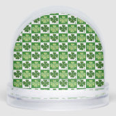 SlipperyJoe's Saint Patrick's Day four leaf clover Sneeuwbol (Voorkant)