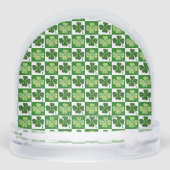 SlipperyJoe's Saint Patrick's Day four leaf clover Sneeuwbol (Achterkant)