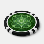 SlipperyJoe's Saint Patrick's Day gloeiende vier b Poker Chips (Enkel)
