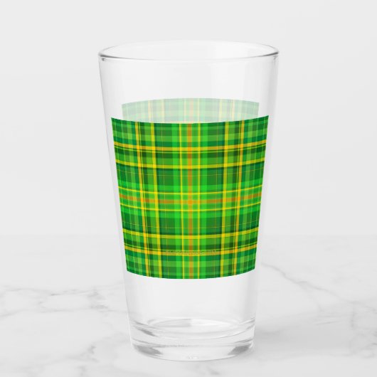 SlipperyJoe's Saint Patrick's Day green-yellow pla Glas (Voorkant)