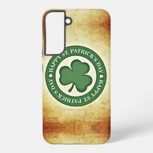 SlipperyJoe's Saint Patrick's Day, groen drieblad Samsung Galaxy Hoesje