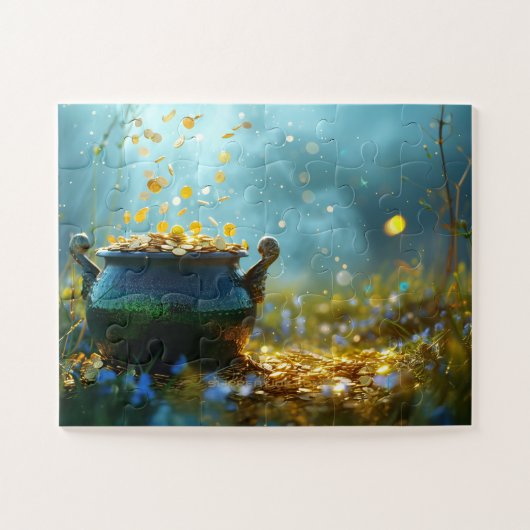 SlipperyJoe's Saint Patricks Day grote  pot Legpuzzel (Horizontaal)