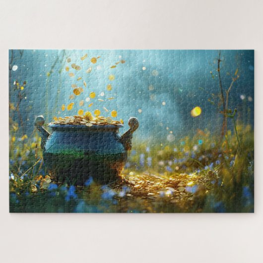 SlipperyJoe's Saint Patrick's Day grote  pot Legpuzzel (Horizontaal)