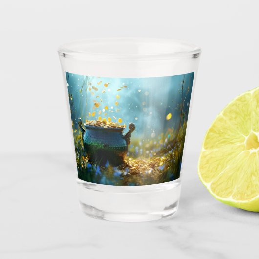 SlipperyJoe's Saint Patrick's Day grote pot Shot Glas (Voorkant)