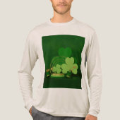 SlipperyJoe's Saint Patrick's Day theme leprechaun Tri-Blend Shirt (Voorkant volledig)