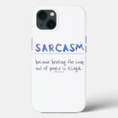 SlipperyJoe's Sarcasm Grappige slogan gezegde spee Case-Mate iPhone Case (Achterkant)