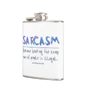 SlipperyJoe's Sarcasm slaat illegale grappige slog Heupfles (Links)
