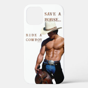 SlipperyJoe's Save a horse Ride A Cowboy pet muscu Case-Mate iPhone Case