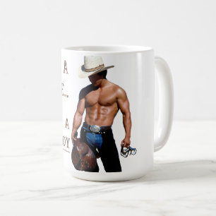 SlipperyJoe's Save a horse Ride A Cowboy pet muscu Koffiemok