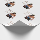 SlipperyJoe's save horse ride rietje cowboy pet mu Cadeaupapier (Hoek)