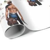 SlipperyJoe's save horse ride rietje cowboy pet mu Cadeaupapier (Rol Hoek)