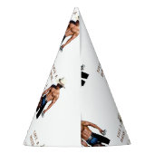 SlipperyJoe's save horse ride rietje cowboy pet mu Feesthoedjes (Achterkant)