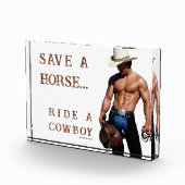 SlipperyJoe's save horse ride rietje cowboy pet mu Fotoblokken (Rechts)