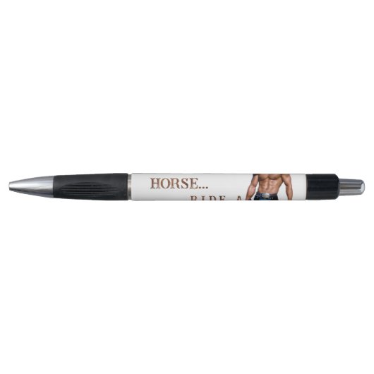 SlipperyJoe's save horse ride rietje cowboy pet mu Pen (Voorkant)