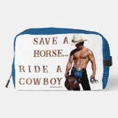 SlipperyJoe's save horse ride rietje cowboy pet mu Toilettasje (Achterkant)
