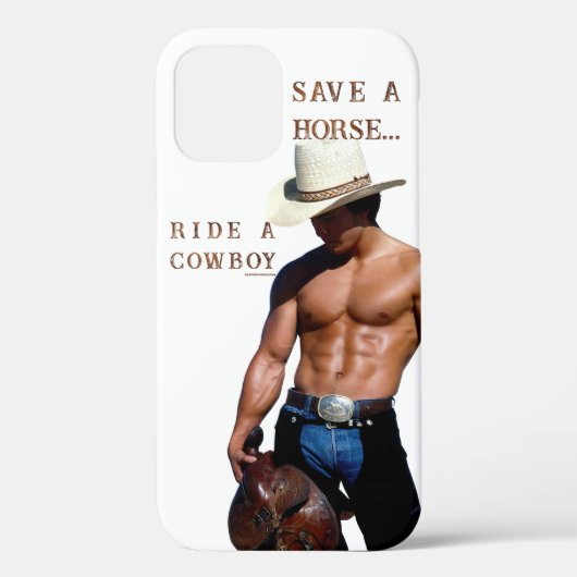 SlipperyJoe's save paard rijden strohoed cowboyhoe Case-Mate iPhone Case (Achterkant)