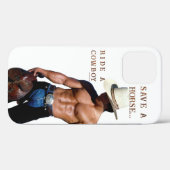 SlipperyJoe's save paard rijden strohoed cowboyhoe Case-Mate iPhone Case (Achterkant (horizontaal))