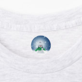 SlipperyJoe's schattige Kerstmis-sneeuwmannenperso Labels (Aangebracht)