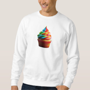 SlipperyJoe's schitterende regenboogcupcake met to Trui