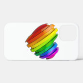 SlipperyJoe's sculpturale driedimensionale hart b Case-Mate iPhone Case (Achterkant (horizontaal))