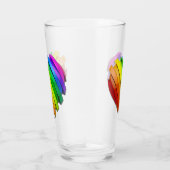 SlipperyJoe's sculpturale driedimensionale hart b Glas (Rechts)