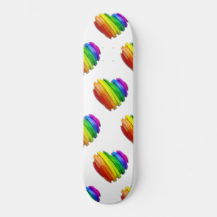 SlipperyJoe's sculpturale driedimensionale hart b Persoonlijk Skateboard