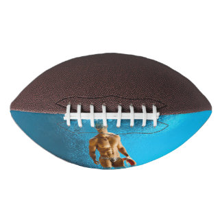 SlipperyJoe's sexy gespierde man die luipaard pr American Football
