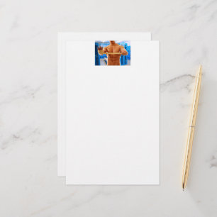 SlipperyJoe's shirtloze gespierde man abs borst sc Briefpapier