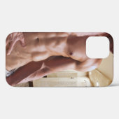 SlipperyJoe's shirtloze gespierde mannen torso six Case-Mate iPhone Case (Achterkant (horizontaal))