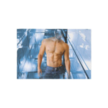 SlipperyJoe's shirtloze harige latin Man sexy baar