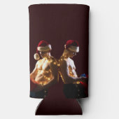 SlipperyJoe's shirtloze mannen terug-naar-rug kers Seltzer Blikjeskoeler (Achterkant)