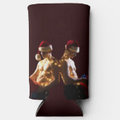 SlipperyJoe's shirtloze mannen terug-naar-rug kers Seltzer Blikjeskoeler (Voorkant)