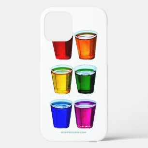 SlipperyJoe's shotglazen zes kopjes horizontaal ge Case-Mate iPhone Case