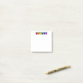 SlipperyJoe's shotglazen zes kopjes horizontaal ge Post-it® Notes (Op bureau)