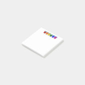 SlipperyJoe's shotglazen zes kopjes horizontaal ge Post-it® Notes (Schuin)
